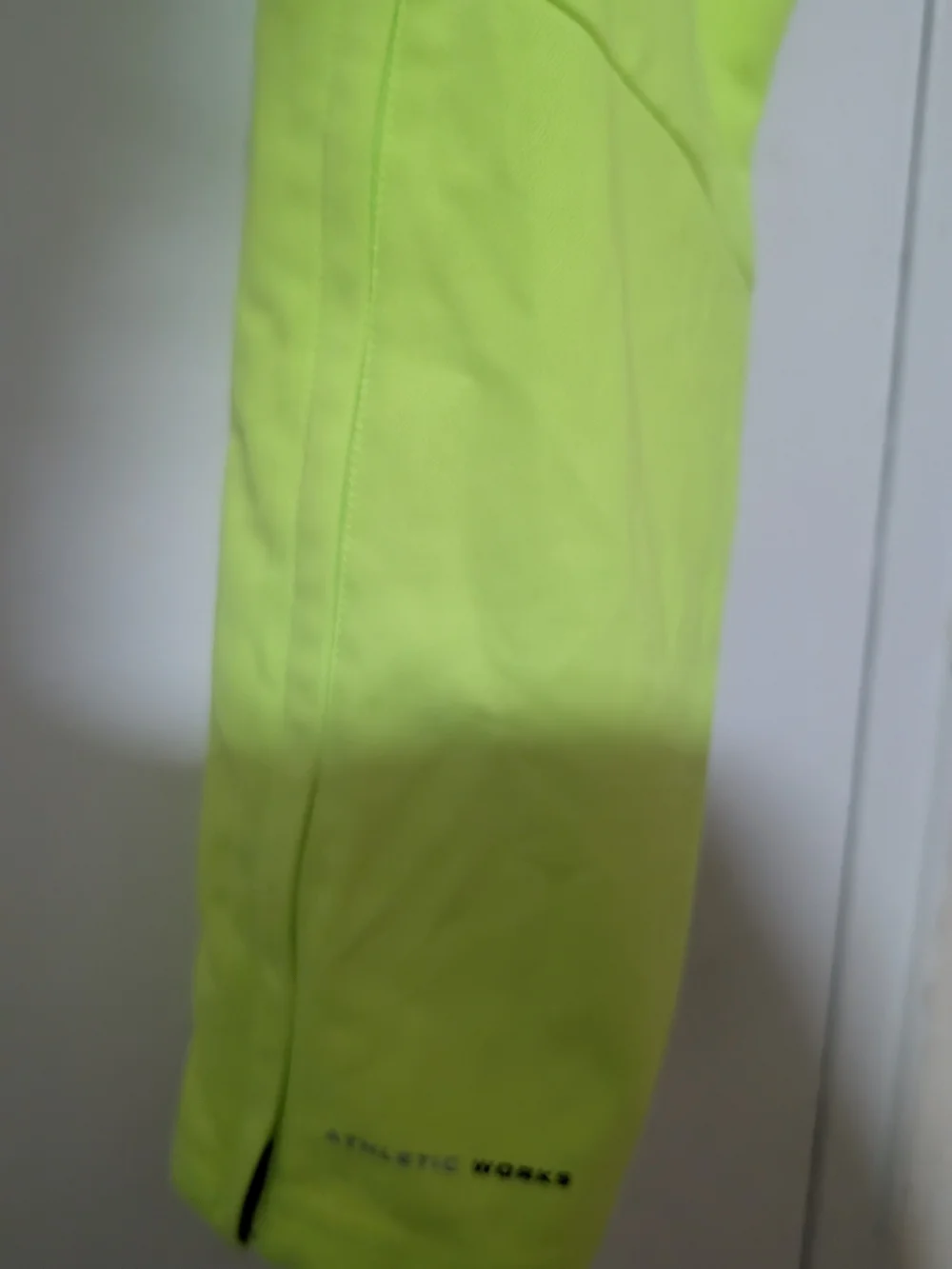 Athletic Works Neon Green Kids Joggers with White & Black Stripes